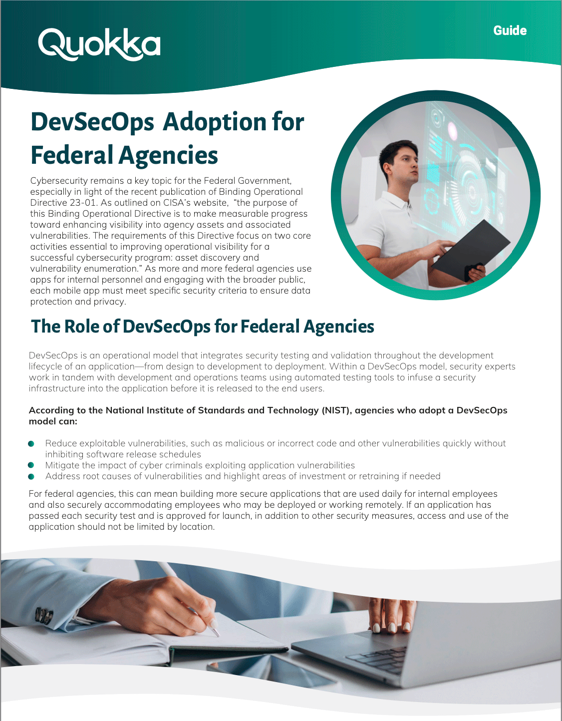 DevSecOps Adoption for Federal Agencies guide