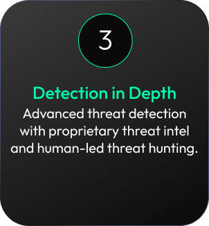 In depth threat detection