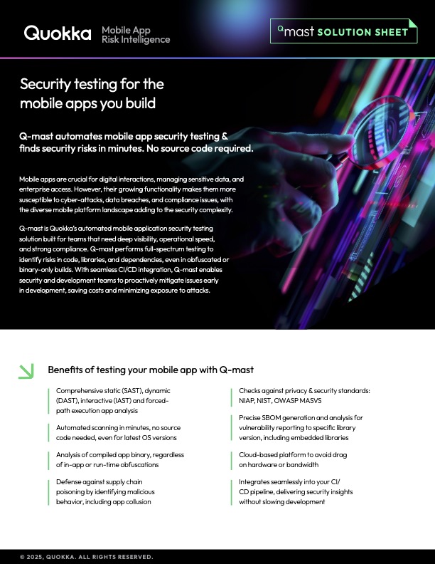 Thumbnail of Q-mast solution brief